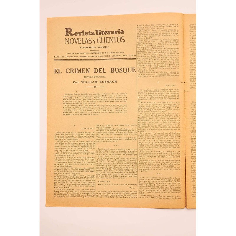 El crimen del bosque