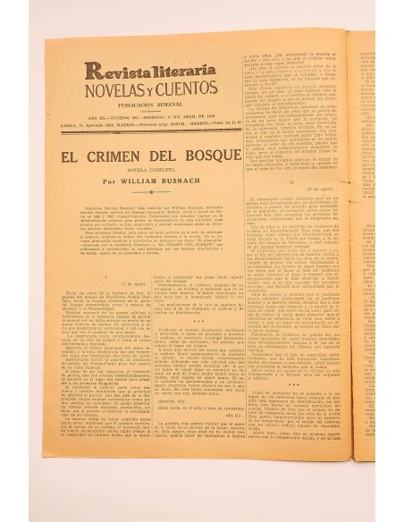 El crimen del bosque