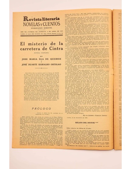 El misterio de la carretera de Cintra