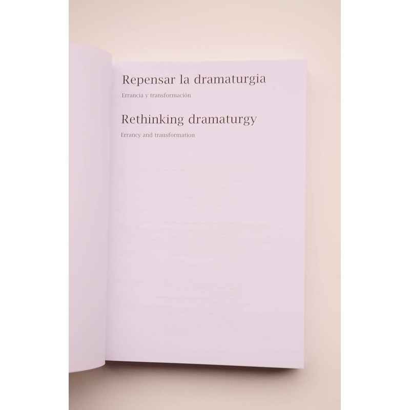 Repensar la dramaturgia