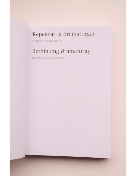 Repensar la dramaturgia