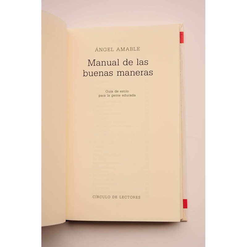 Manual de las buenas maneras