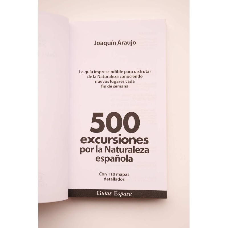 500 excursiones por la naturaleza española