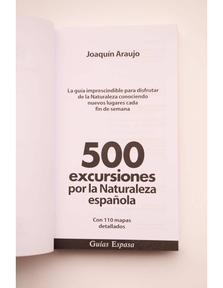 500 excursiones por la naturaleza española