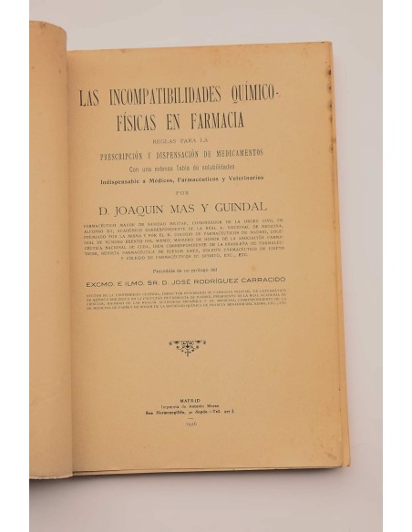 Las incompatibilidades físico-químicas en farmacia