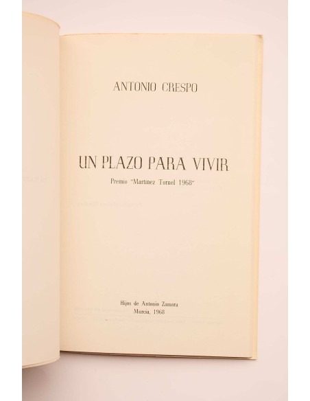 Un plazo para vivir