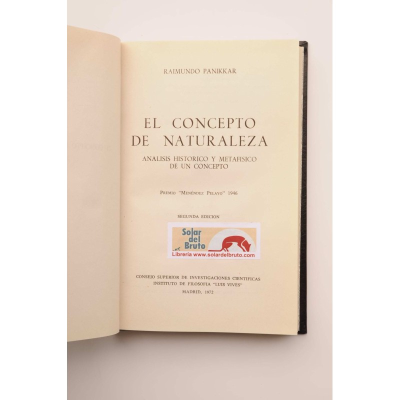 El concepto de la naturaleza. Análisis...