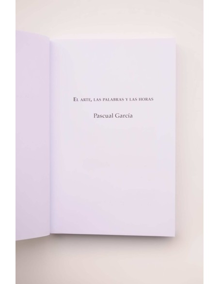 El arte, las palabras y las horas