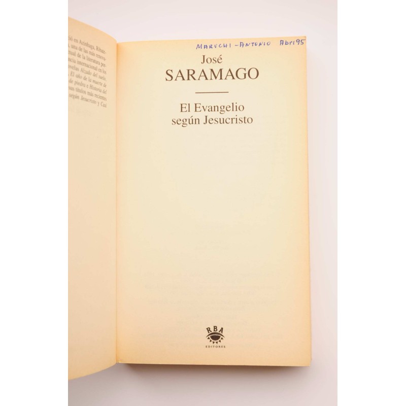 El Evangelio según Jesucristo