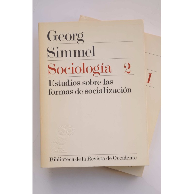 Sociología : estudios sobre las formas de...