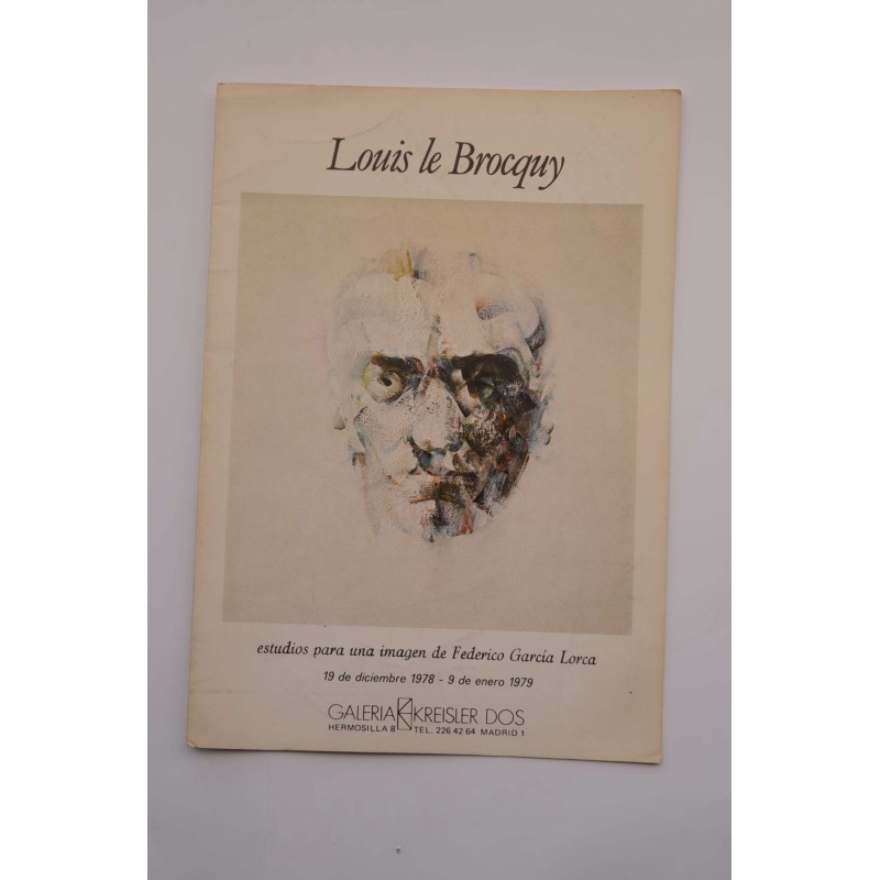 Louis de Brocquy : 88 estudis per a una imatge de Federico García Lorca