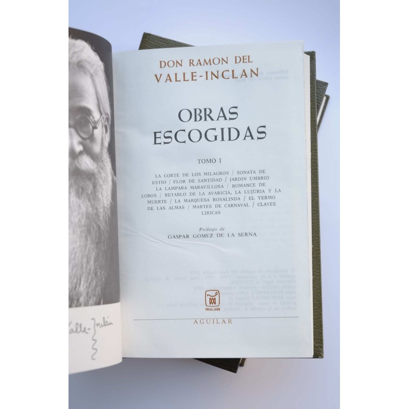 Ramón  del Valle-Inclán. Obras escogidas