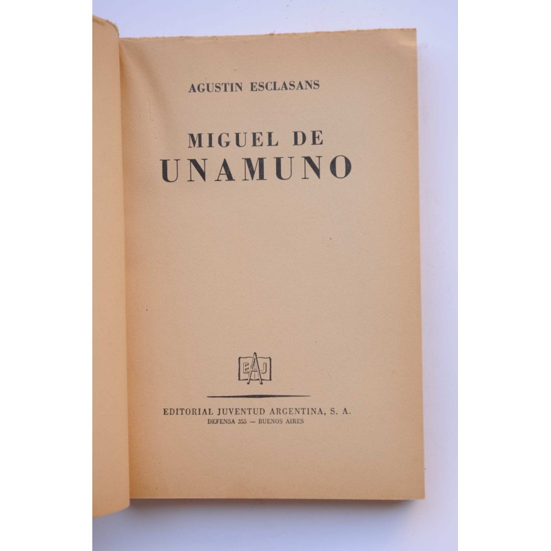 Miguel de Unamuno