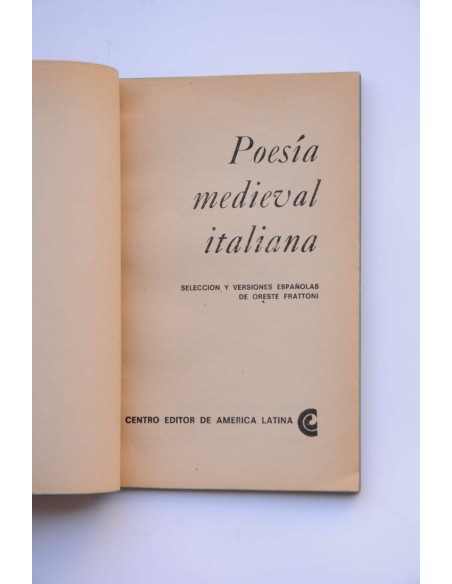 Poesía medieval italiana
