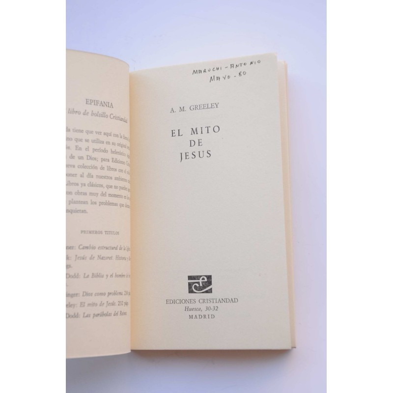 El mito de Jesús