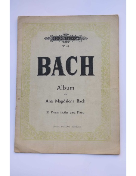 20 piezas fáciles del álbum de Magdalena Bach