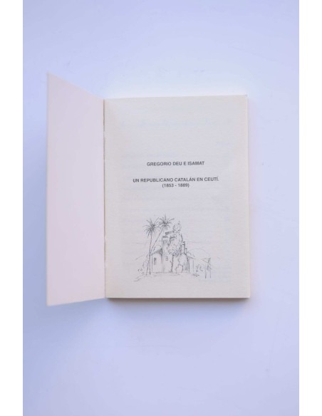 Gregorio Deu e Isamat. Un republicano catalán en Ceutí (1853 - 1889)