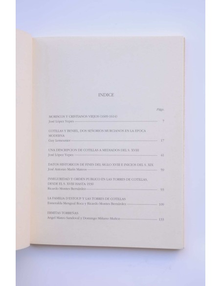 las Torres de Cotillas. Aportaciones históricas