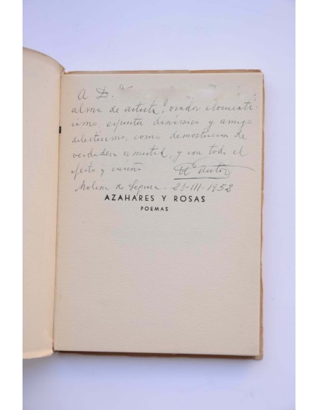 Azahares y Rosas. Poemas