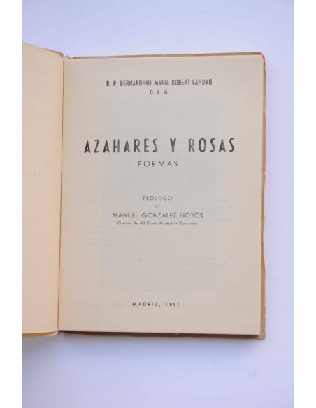 Azahares y Rosas. Poemas