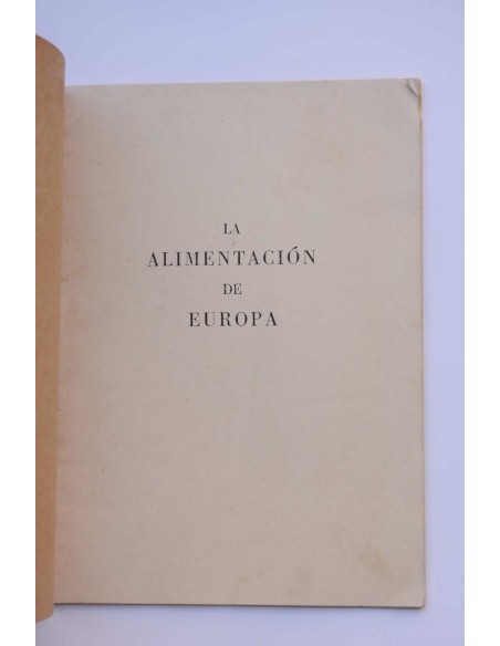 La alimentación en Europa