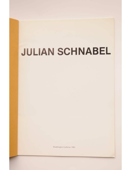 Julian Schnabel : catálogo de exposiciones, 1983