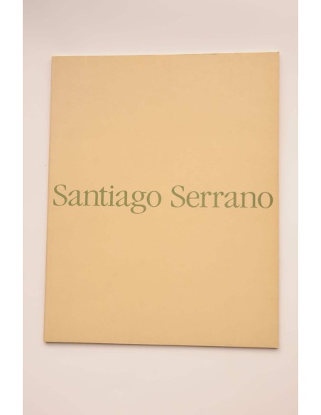 Santiago Serrano. Catálogo de exposiciones.  Galería Soledad Lorenzo, noviembre- diciembre 1992
