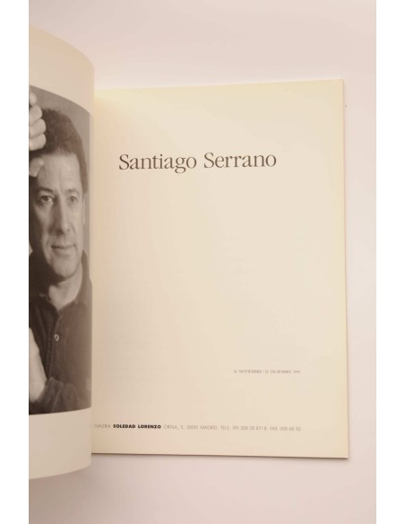 Santiago Serrano. Catálogo de exposiciones.  Galería Soledad Lorenzo, noviembre- diciembre 1992