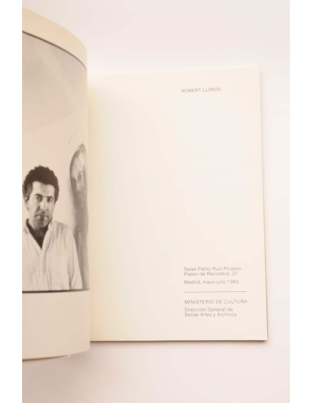 Robert Llimos, catálogo de exposiciones, 1983