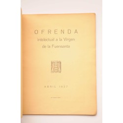 Ofrenda intelectual a la Virgen de la Fuensanta 2