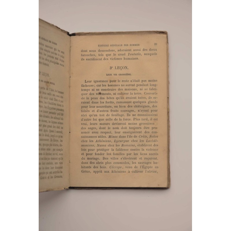 Alphabet et premier livre de lecture a l'usage...