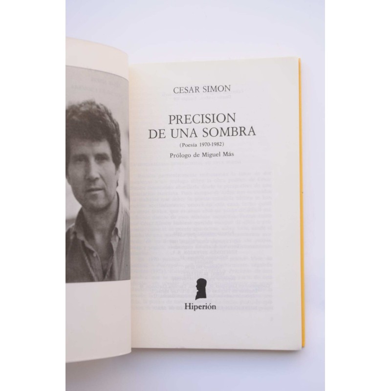Precisión de una sombra. Poesía 1970 - 1982