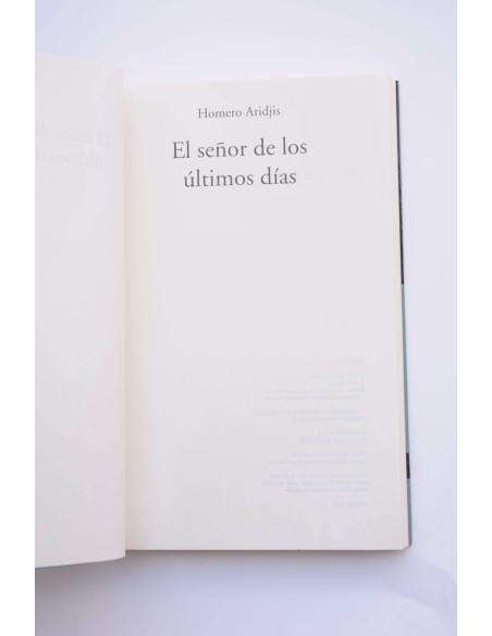 El señor de los últimos días