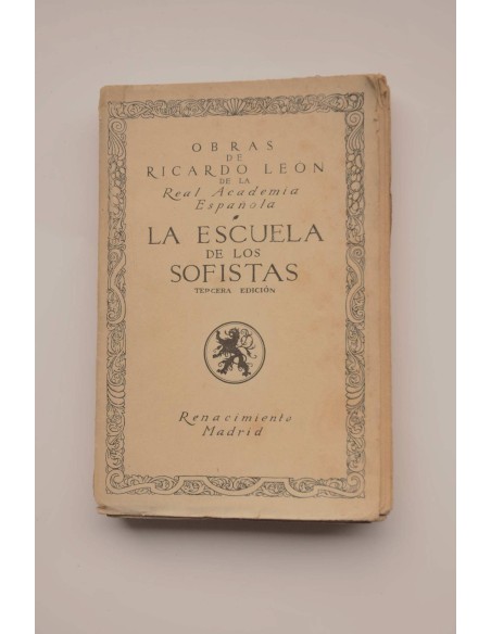 La escuela de Los Sofistas : diálogos de apacible establecimiento