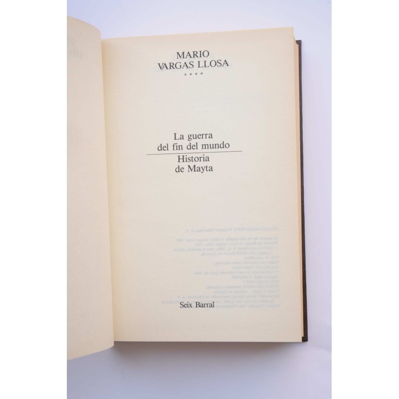 La guerra del fin del mundo - Historia de Mayta