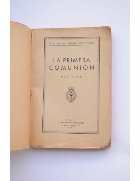 La Primera Comunión. Pláticas