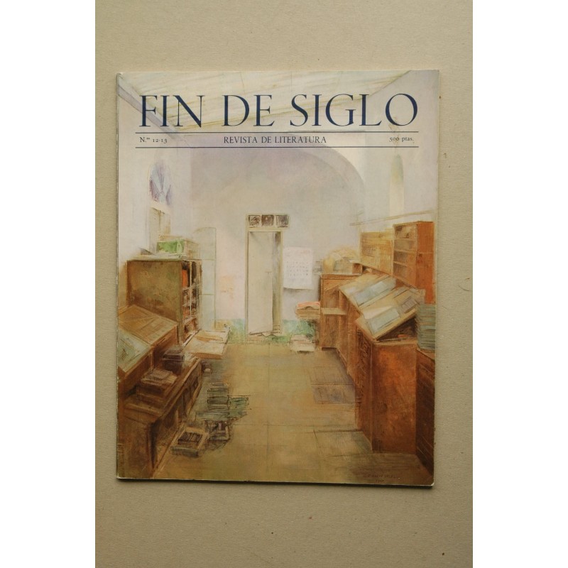 FIN de Siglo : revista de literatura.-- Nº 12-13 (1985)