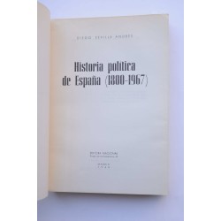 Historia política de España (1800-1967) 2