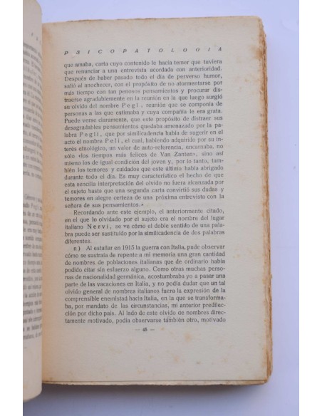 Psicopatología de la vida cotidiana