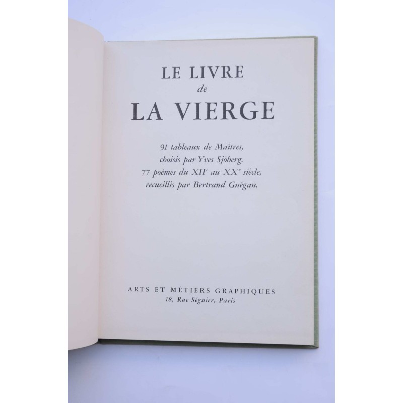 Le livre de la Vierge