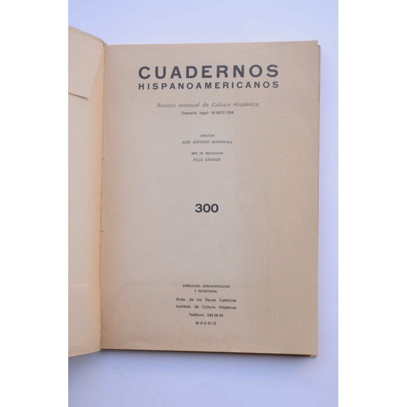 Cuadernos hispanoamericanos : revista mensual...