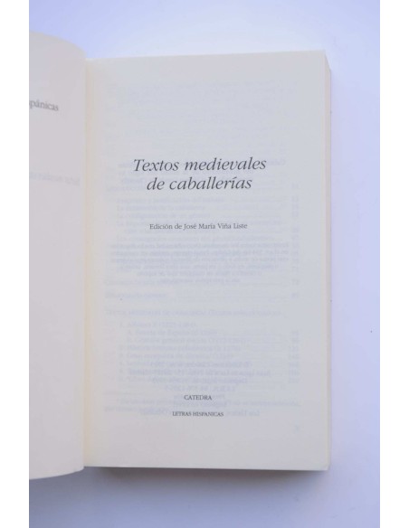 Textos medievales de caballerías