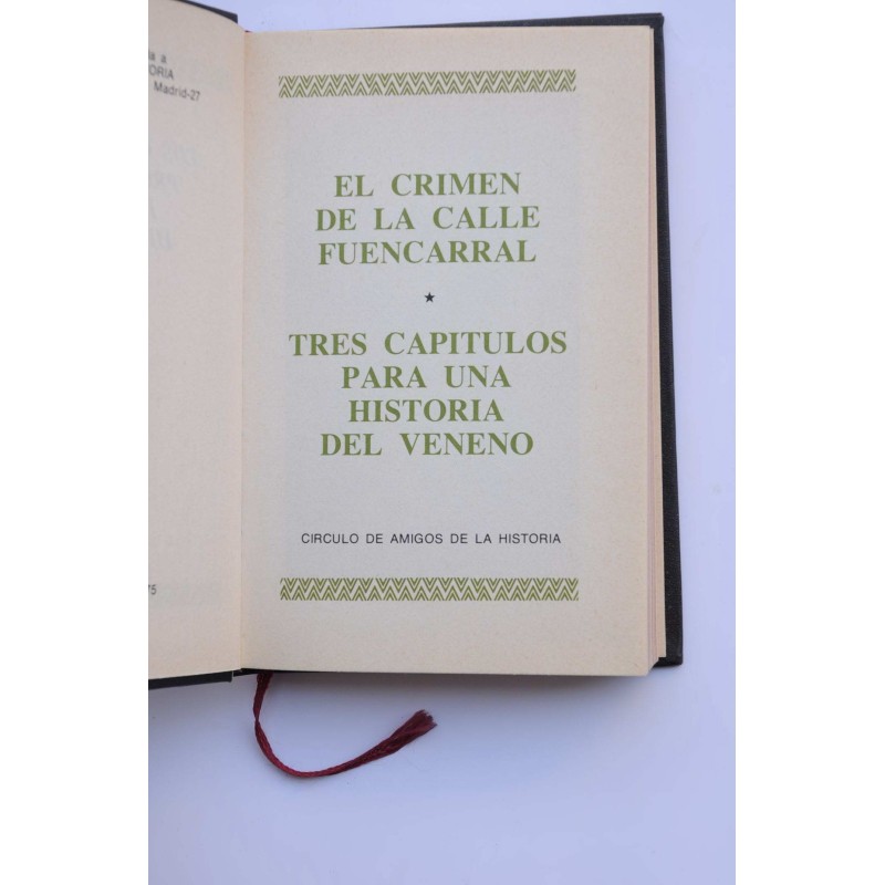El crimen de la calle Fuencarral. Tres...