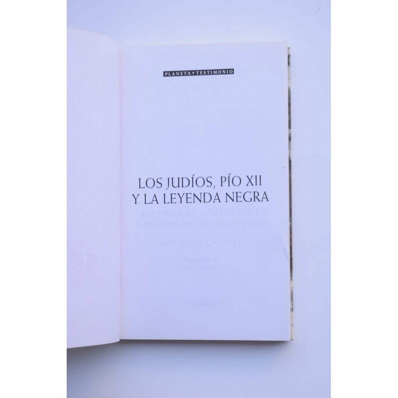 Los judíos, Pío XII y la leyenda negra