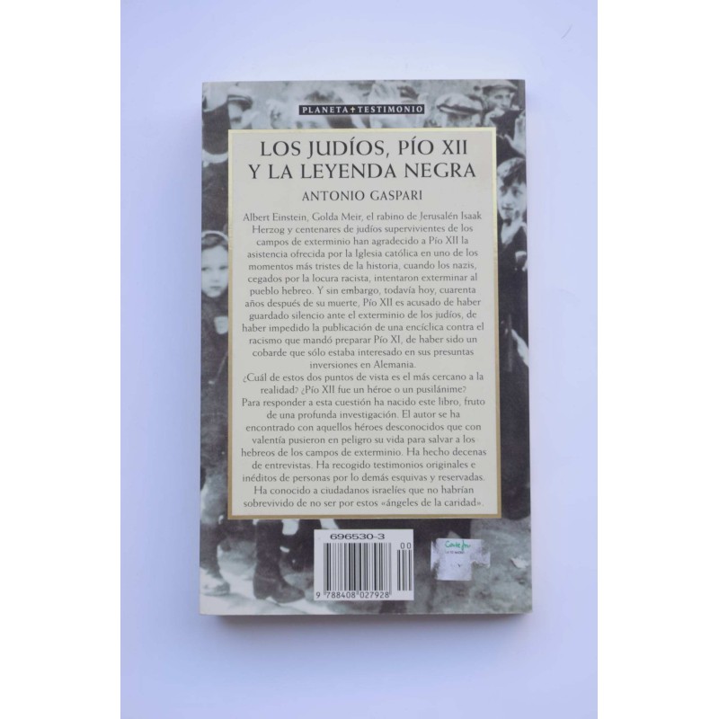 Los judíos, Pío XII y la leyenda negra