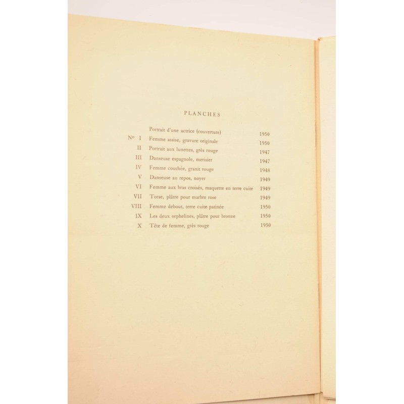 Gisiger : neu palnches d'après des sculptures...