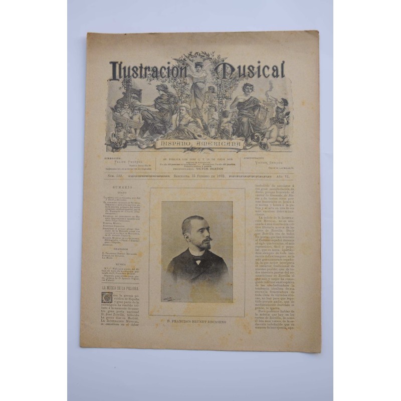 Ilustración Musical Hispano-Americana, nº 122, Año VI, 15 febrero 1893