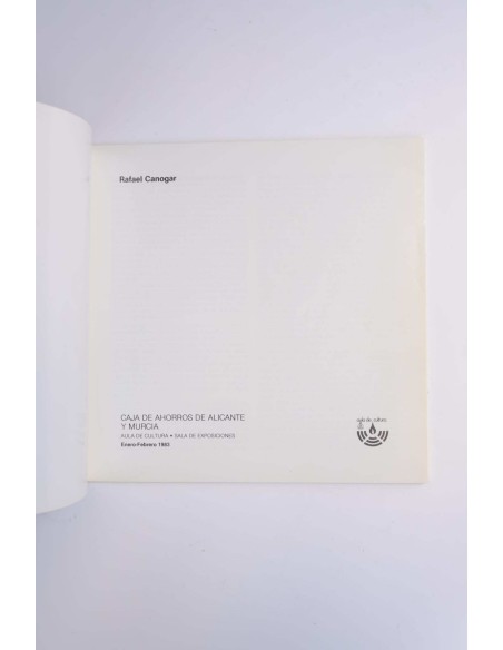 Rafael Canogar : catálogo de exposiciones :  Aula de Cultura, enero-febrero, 1983