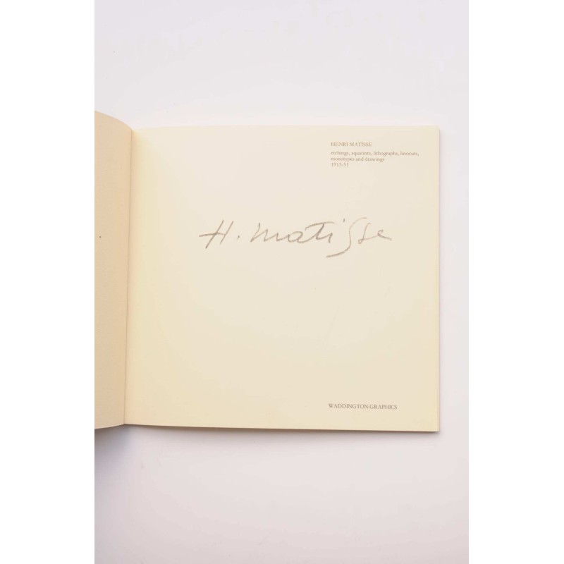 Henri Matisse : etchings, aquatints,...
