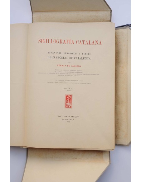 Sigillografía catalana : inventari, descaripció i estudi dels Segells de Cataluny. Vol III. Lámines
